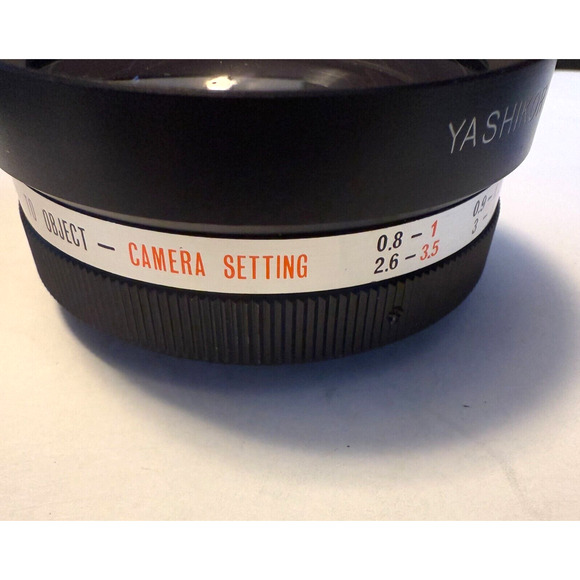 Yashica Yashikor AUX Wide Angle 1:4 Y505 Preowned Lens Great Condition - Picture 4 of 6